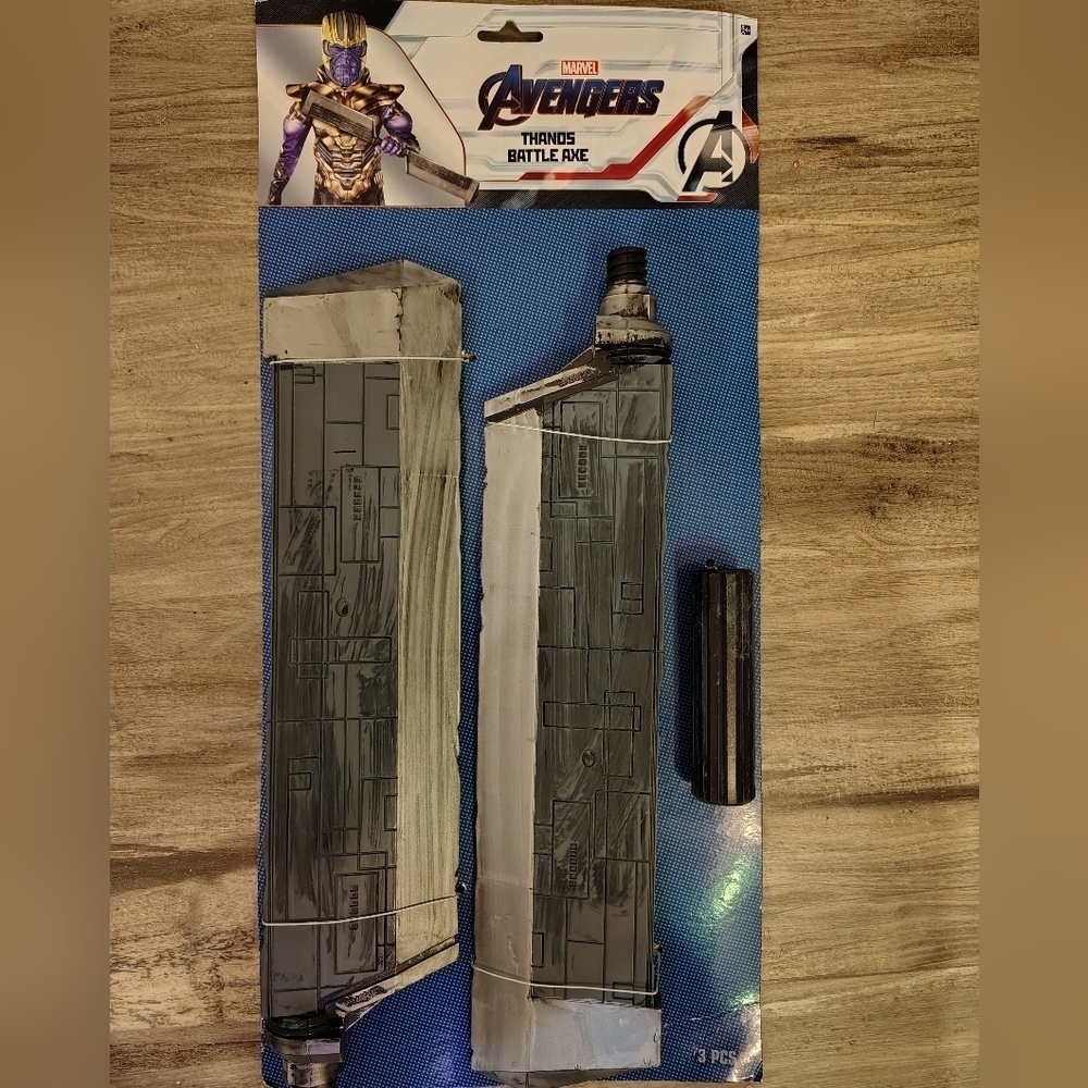Thanos Battle Axe Marvel Avengers Costume Sword Prop Cosplay NEW